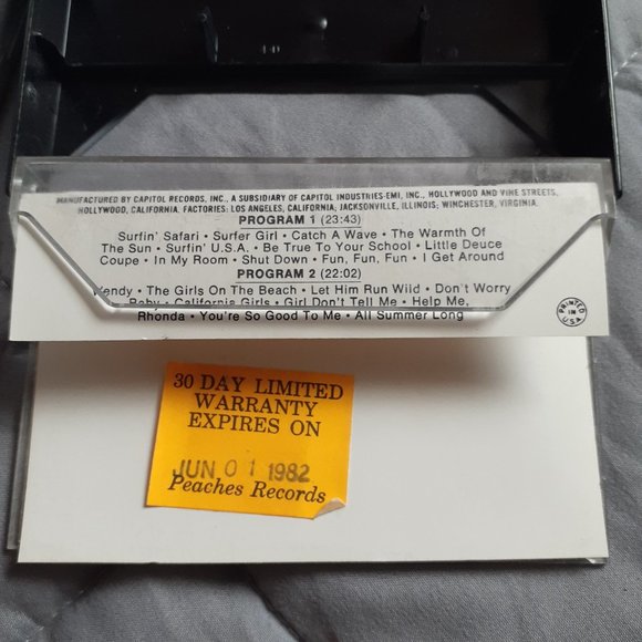 1974 The Beach Boys "Endless Summer" Cassette Tape Tested - Picture 4 of 6